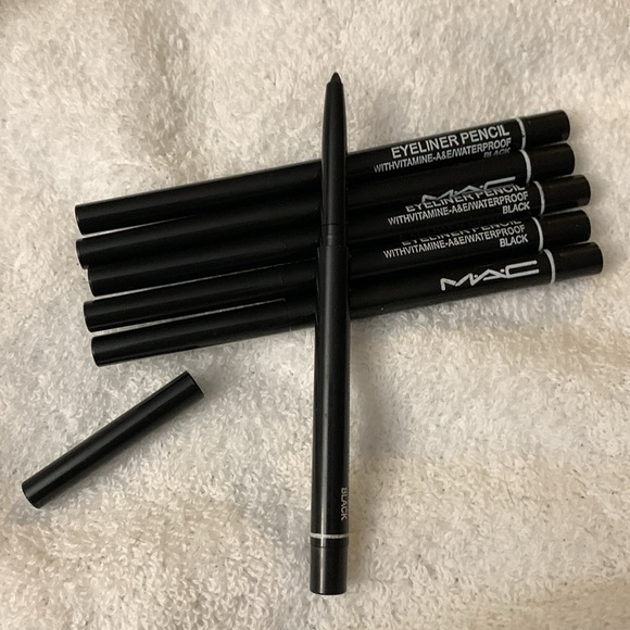 MAC retractable waterproof black eyeliner 6 pieces pencil - Picture 3 of 3